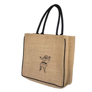 Venta al por mayor de bolsas ecológicas personalizadas impresas con logotipo bolsas de yute bolsas de compras compuestas de moda - Product Image 4