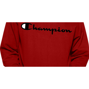 Felpa con Cappuccio Rossa da Uomo Champion con Logo Stampato, Taglia 2XL, 100% Cotone French Terry, Stampa Serigrafica e Ricami, Fornitura ODM - Product Image 3