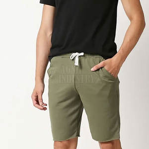 Custom Printed Logo Solid Casual 100% Cotton Breathable Gym <b>Shorts</b> for <b>Men</b> Pakistan Manufactured - Product Image 1