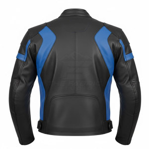 Chaqueta de Motocicleta de Cuero Genuino de Primera Calidad, Unisex, Talla Grande, Ajuste Cómodo con Características de Seguridad, Perfecta para Viajar - Product Image 2