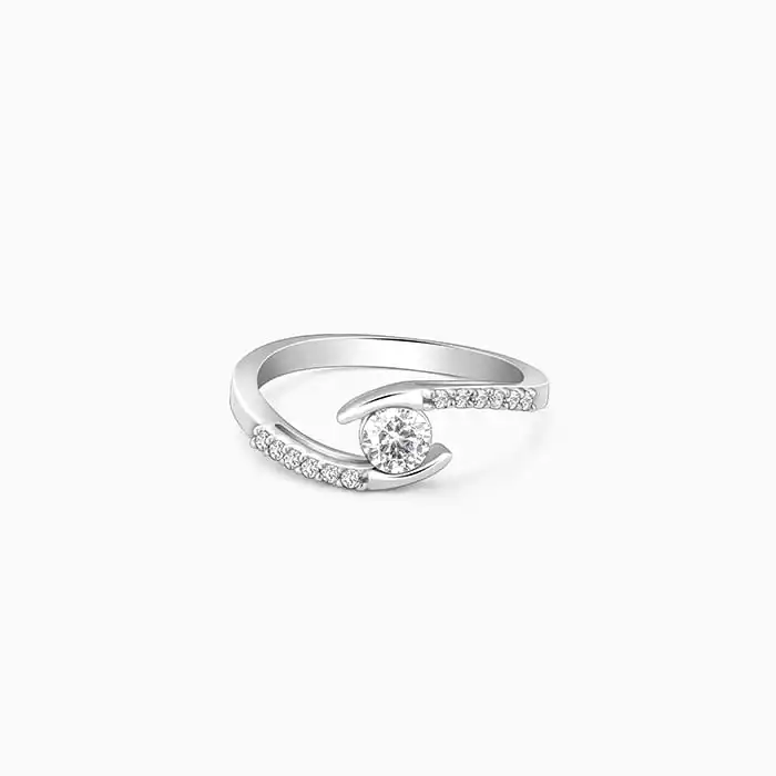 Anello di pietra in argento 925 sterling-anello di pietra zircone alla moda-anelli di pietra d'argento