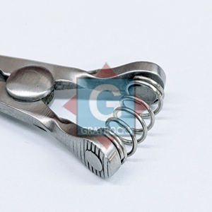 ABRAZADERA BULLDOG GLOVER REUTILIZABLE DE ACERO INOXIDABLE AL POR MAYOR CON TORNILLO DE AJUSTE MANUAL TAMAÑO 7CM MORDAZAS 4CM - Product Image 4