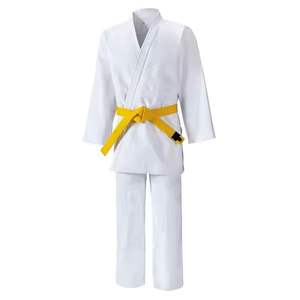 Uniformes BJJ blancs 100% coton vêtements de sport de judo sérigraphiés en soie avec service OEM - Product Image 3