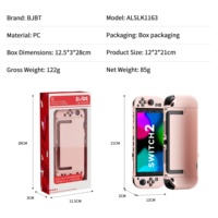 Étui de protection personnalisé OEM Soft-Touch pour Nintendo Switch 2 /1/OLED, coque rigide en PC antichoc et anti-rayures pour console de jeu