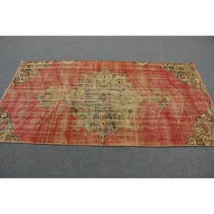 Tapis Vintage en Laine Turque Rouge Vert Traditionnel 38X71 pieds Patchwork Couloir Rectangle Design 10mm Tapis de Chambre en Latex - Product Image 3