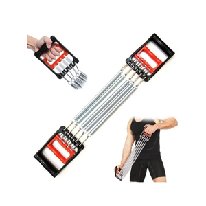 Chest Expander Exercise Tool for Arm Wrist and Chest Muscle <b>Builder</b> with 5 Springs Semi Professional - Product Image 1