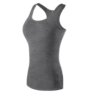 Yoga chemise Sport course séchage rapide gilet serré femmes GYM vêtements Fitness t-shirt haut soutien sans couture sport soutien-gorge - Product Image 3