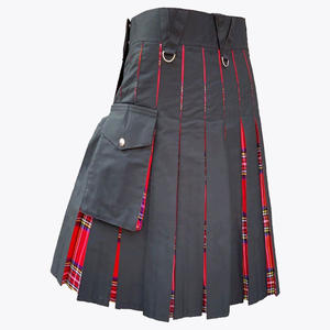 High Quality Custom Men's Scottish Kilt with Trend Styles New Fashionable <b>Musical</b> Instrument <b>Accessory</b> with Logo - Product Image 4