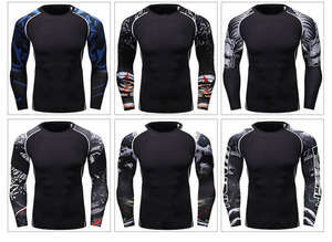 MMA Rush Guard – protection à manches longues pour hommes et femmes, à séchage rapide, col montant, imprimé personnalisé, meilleure qualité - Product Image 3