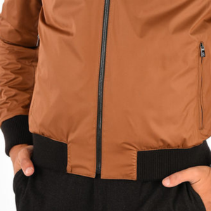 Chaqueta de Cuero para Hombre, Nueva Moda, al por Mayor, Etiqueta Privada Personalizada, Cuello Alto, Impermeable, Ecológica, Oferta de Invierno - Product Image 3