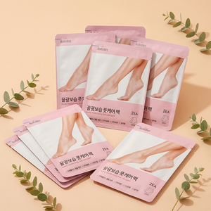 ROROBEE Lot de 2 masques hydratants pour les pieds au miel, texture légère et respirante, gel doux naturel, soins quotidiens pour la beauté des pieds - Product Image 1