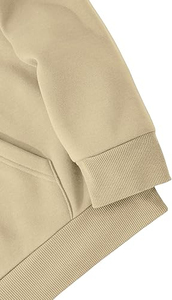 Vente en gros Sweat à capuche en molleton mélangé en coton épais Pull surdimensionné personnalisé Basics pour hommes pour l'hiver - Product Image 3