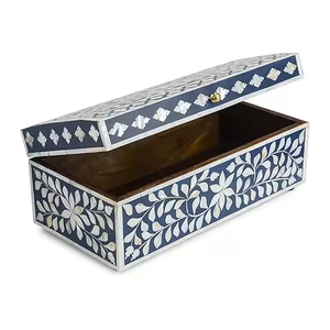 กล่องเครื่องประดับแบบฝังกระดูกมาใหม่กล่องของขวัญช็อกโกแลตแม่ของไข่มุกกล่องเครื่องประดับทำด้วยมือดีไซน์ทันสมัยใหม่ - Product Image 1