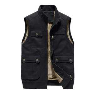 Chalecos para hombre, chaleco cálido, chaqueta sin mangas de doble cara, Invierno 2024, capucha de camuflaje, bolsillo, chaleco aislado de talla grande, otoño para hombre - Product Image 3