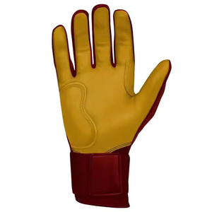 Leather Made Wholesale Baseball Batting <b>Gloves</b> in Top Quality Custom Logo Comfortable Men's Baseball Batting <b>Gloves</b> - Product Image 4