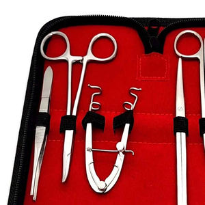 Instruments chirurgicaux médicaux en acier inoxydable, ciseaux manuels, pinces, kit de pratique de chirurgie mineure, certifié CE, norme ISO13485 - Product Image 3