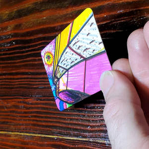 Contemporary Abstract Elevator <b>Pattern</b> #9 <b>Paper</b> Design Down or up the Elevator Artwork - Product Image 1