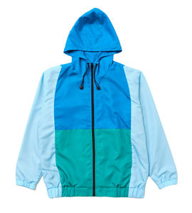 Chaqueta cortavientos de alta calidad para entrenamiento interior al aire libre a prueba de viento impermeable bordado chaqueta de colores contrastantes para hombres - Product Image 1