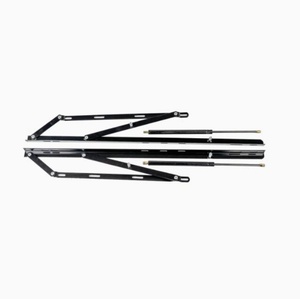 Vinahardware Muebles Cama Marco de metal Marco de cama de tamaño completo Cama tapizada con cabecero ajustable y 4 cajones de almacenamiento - Product Image 3