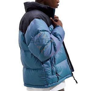 Chaqueta Acolchada de Alta Calidad al por Mayor, Estilo Casual, Cuello Alto, Logotipo Frontal, para Hombre - Product Image 2