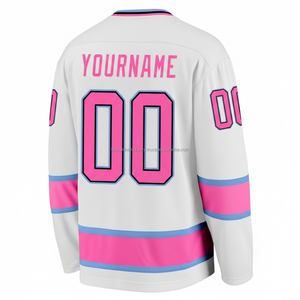 เสื้อฮอกกี้น้ำแข็งแบบกำหนดเอง ระบายอากาศได้ดี น้ำหนักเบา ผู้ผลิตชุดกีฬา OEM สำหรับส่งออก - Product Image 2