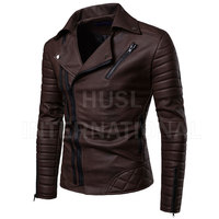 Blousons de moto en cuir 100 % pour hommes, imperméables, style urbain, hiver, vente en gros, couleurs et tailles personnalisables, service OEM