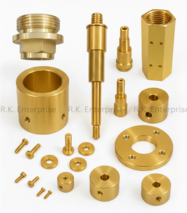 Servicio de Mecanizado CNC Personalizado, Piezas de Torneado de Latón, Fresado de Precisión para Electrónica, Terminales Metálicos, Componentes Electrónicos - Product Image 4