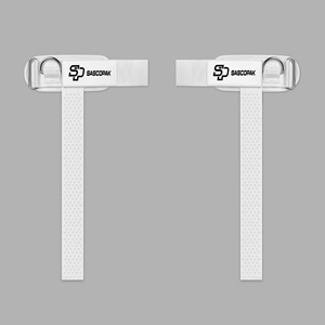 Sangles de levage personnalisées avec logo et anneau en D pour l'haltérophilie, l'entraînement, le CrossFit, la gym, la musculation, avec coussinet en néoprène - Product Image 2
