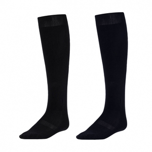 Chaussettes de compression hautes pour hommes, logo personnalisé, solides, antibactériennes, respirantes, pour l'équitation - Eurobrianequestrain - Product Image 5