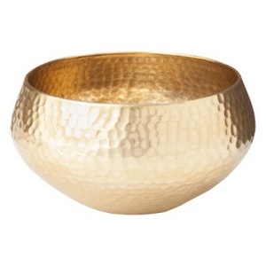 Tazón para Servir Ligero de Hierro con Acabado Dorado, Hecho a Mano, Ecológico, para Fiestas, Apto para Lavavajillas, Decoración del Hogar - Product Image 5