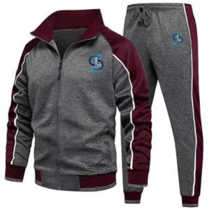 ชุดวอร์ม2025มีซิปสำหรับผู้ชายและผู้หญิงชุดวอร์มสีดำและสีเทา - Product Image 3