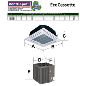 Climatiseurs pas chers, MXTTO-003, 48000 BTUs, 4,0 tonnes, R - Product Image 5