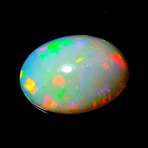 Ópalo Etíope Natural AAA, Cabujón Multifuego, Corte Ovalado 25x18mm, 18.10ct, Gema Suelta - Gemas Mehrajudin, Valoración de Terceros - Product Image 5