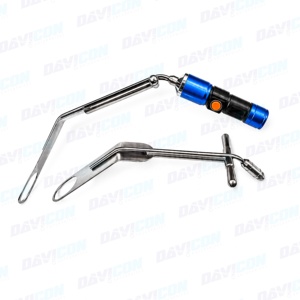 Écarteur osseux chirurgical orthopédique Fukuda pour exposition de la cavité glénoïde, instruments d'arthroplastie de l'épaule en acier inoxydable allemand - Product Image 5