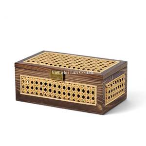 Premium Quality Wholesale Bohemian Style Rattan <b>Storage</b> <b>Box</b> with Multifunctional Design for Home Use and Retail <b>Decoration</b> - Product Image 2