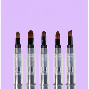 Juego de Brochas de Maquillaje para Ojos con Tapa Automática Retráctil, Hecho en Corea, Operación con una Mano, Diseño Higiénico, Ideal para Viajes - Product Image 6
