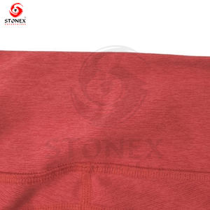 Ropa deportiva para mujer, pantalones cortos de cintura sólida con Logo teñido anudado sin costuras, elásticos, transpirables, de secado rápido, para entrenamiento - Product Image 5