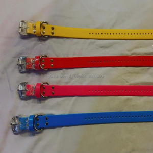 Collier de chien imperméable enduit de PVC multicolore de luxe dans beaucoup de couleurs et toutes les tailles faites sur commande avec les garnitures antirouille d'acier inoxydable - Product Image 4