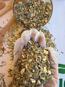 Citronnelle séchée égyptienne de qualité supérieure (Cymbopogon Citratus) 100% pure, feuilles coupées, durée de conservation de 24 mois, tisane Al Nada - Product Image 3