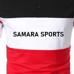 Camiseta de polo con solapa de color sólido con logotipo personalizado Oem / Odm para hombre, camiseta de polo de golf personalizada lisa en blanco para hombre - Product Image 4