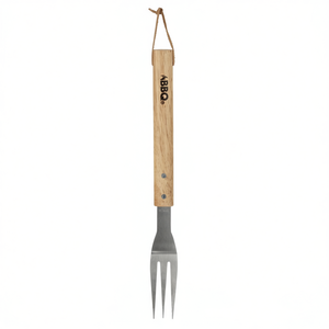 Barbecue Fork with Wooden Handle 38cm Stainless Steel C83506010 <b>BBQ</b> Tool - Product Image 2