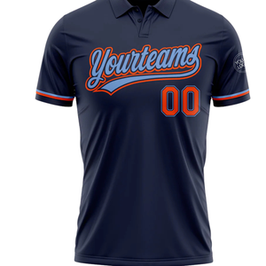 Camiseta Polo Sublimada Personalizada con Nombre y Número del Equipo, Jersey Deportivo con Diseño Personalizado, Ropa Deportiva con Gráficos Personalizados - Product Image 2