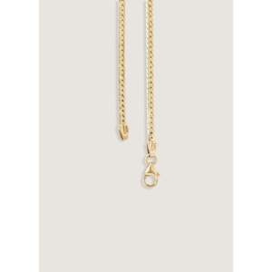 สร้อยคอแบบเฮอร์ริงโบนของเคนเนดี้ ทำจากทอง 14K และ 18K ชุบทองคำเหลือง ดีไซน์ทันสมัย สไตล์ศาสนา ประดับมุกเป็นหินหลัก ชุบโรเดียม - Product Image 3