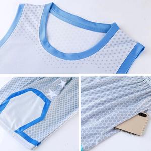 Tenue de basket-ball sans manches grande taille pour hommes vêtements de sport respirants à séchage rapide vente en gros Absorption de la sueur conception Bsci - Product Image 4