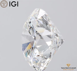 Brillo brillante CVD diamante 5,50 quilates laboratorio crecido corte redondo F Color VVS2 claridad IGI certificado 11,24 MM - Product Image 3