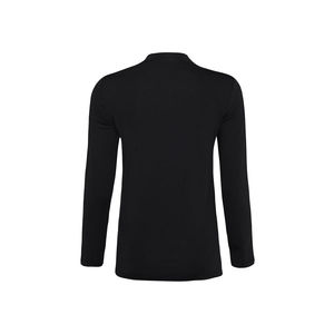 Blusa Negra de Punto con Estampado para Uso Casual en Primavera y Otoño - Product Image 3
