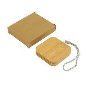 Estuche Cuadrado de Bambú Resistente para Cables de Carga Múltiple Modelo OC-BR6 - Product Image 5