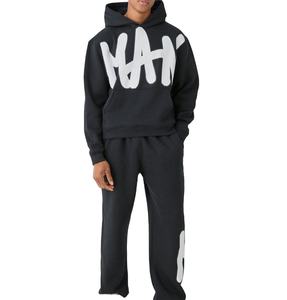 Chándal ligero para hombre con estampado Puff Print, el mejor producto, superventas, última tendencia, precio mayorista, chándal con estampado Puff Print totalmente personalizable - Product Image 1