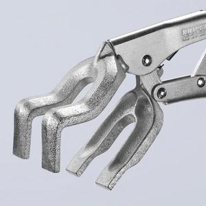 Alicates de Soldadura Knipex con Recubrimiento de Zinc Brillante, Sujetan de Forma Segura Materiales Tubulares Redondos de Forma Central y en Posición de Cara a Cara - Product Image 3