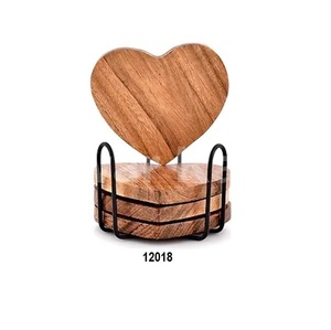 Vente chaude 2023 cuivre d'origine Ensemble de 4 pièces Forme carrée Sous-verre en cuivre martelé - Product Image 5